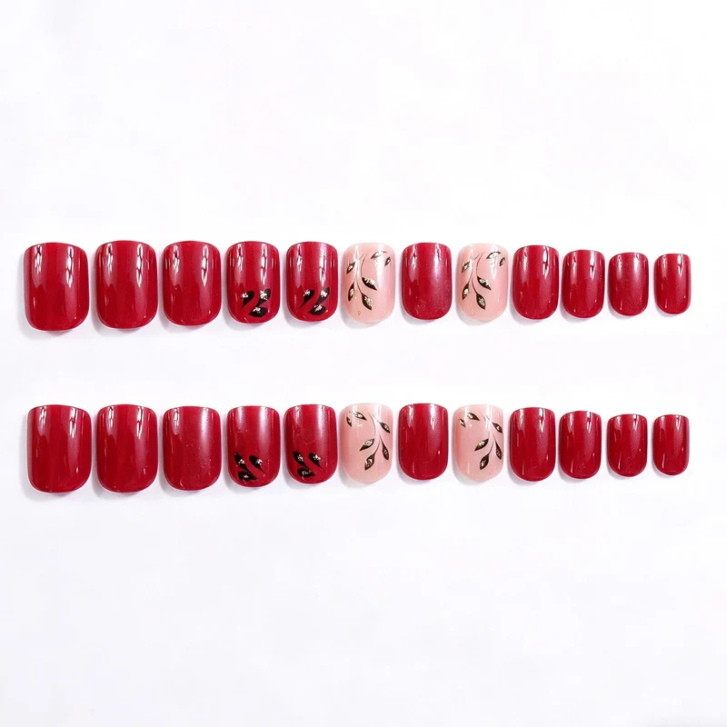 Elegante dekorative Nagelkunst Karnz