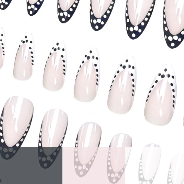 Elegante Künstlerische Stiletto Nagelverstärkungen Karnz