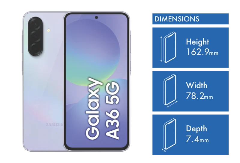 Samsung Galaxy A36 5G 128GB Awesome Lavender