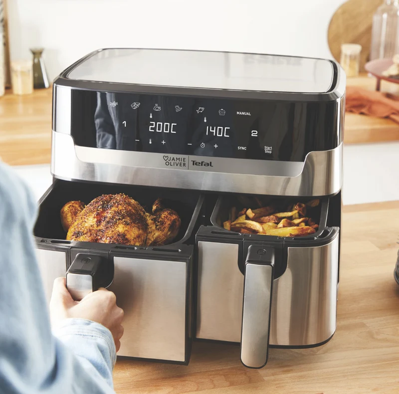 Tefal Jamie Oliver By Tefal Dual Air Fryer