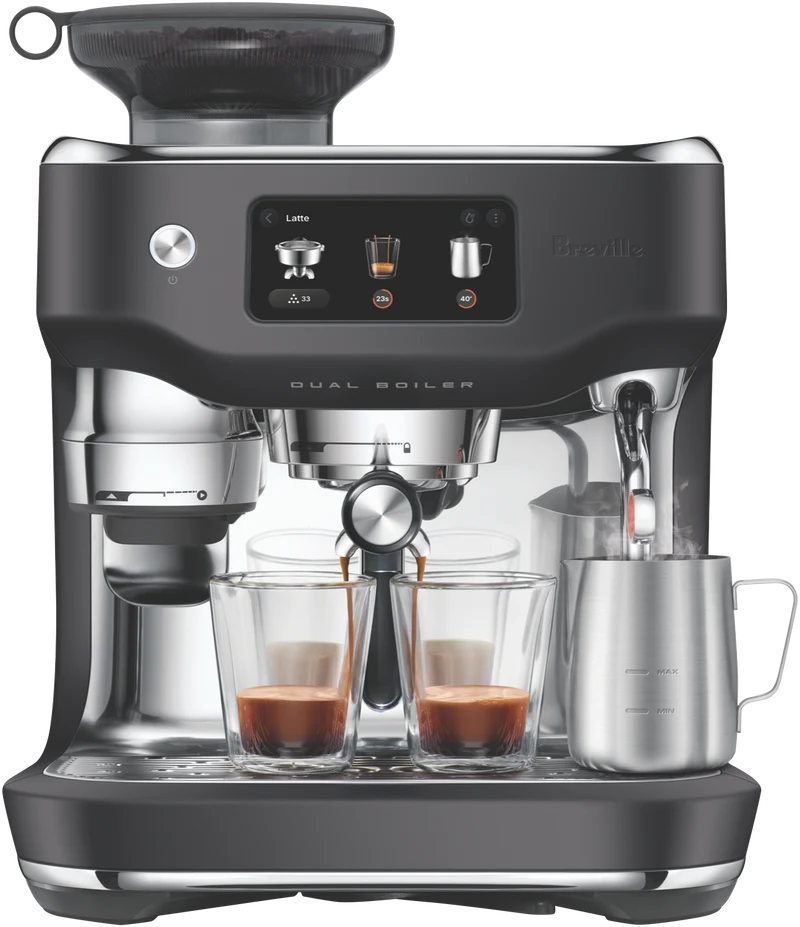 Breville The Oracle Dual Boiler Coffee Machine Black Truffle