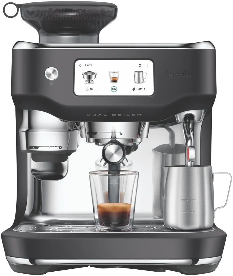 Breville The Oracle Dual Boiler Coffee Machine Black Truffle