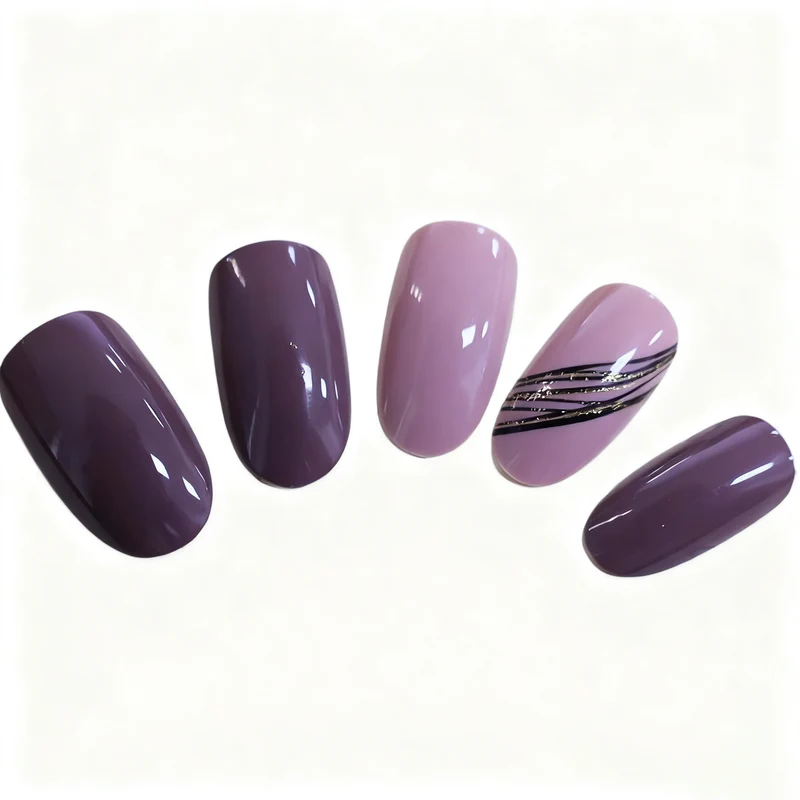 Elegante Mandel-Nagelkunst Karnz