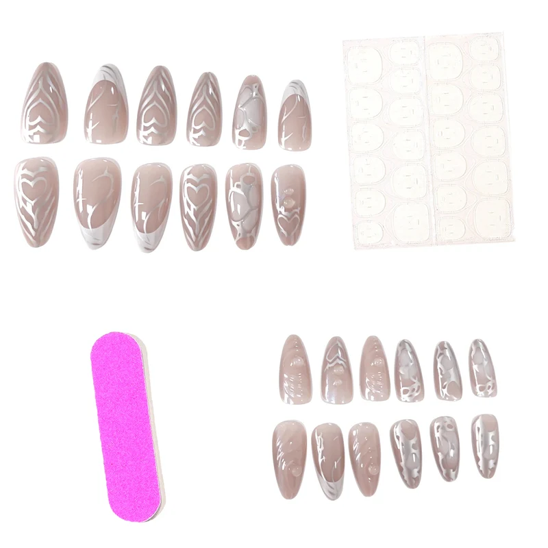 Elegantes Acryl-Nagelkunstdesign Karnz