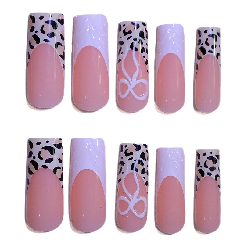 Elegante 3D Leopard Druck Nagel Kunst Verbesserungen Karnz
