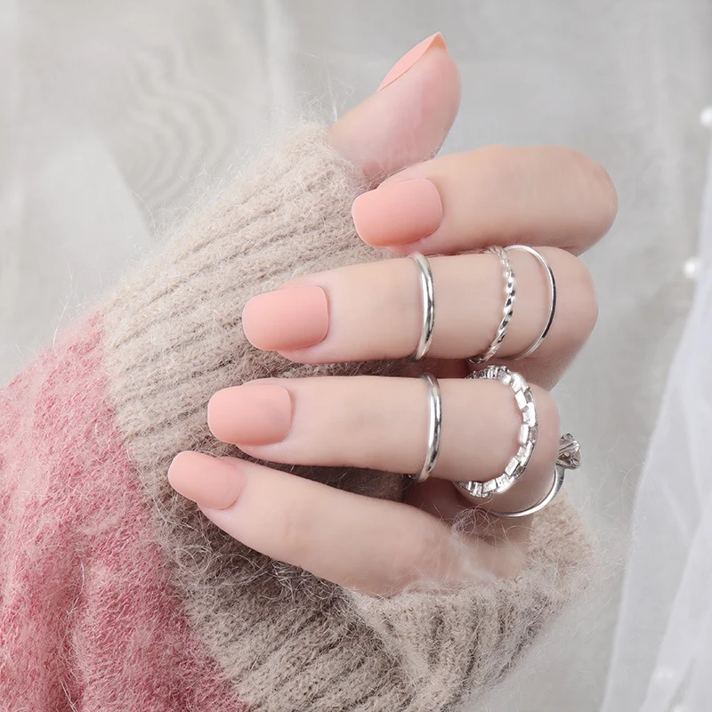Matte Press-On Nagelset Karnz