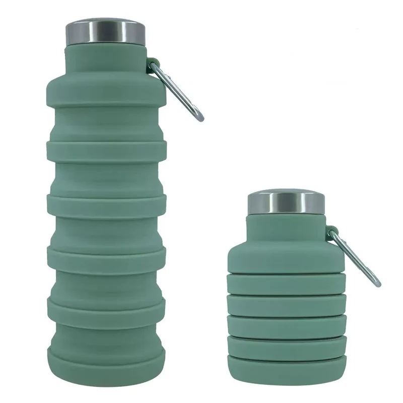 Damen Zusammenfaltbare Silikon-Trinkflasche Karnz