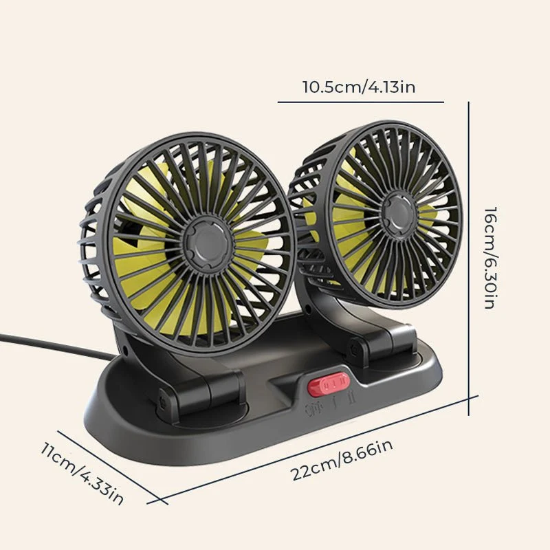 Auto-Kühlventilator | Genießen Sie eine angenehme Brise während der Fahrt! | Karnz