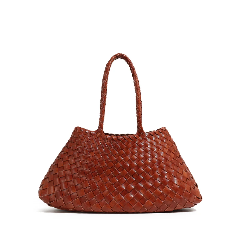 Handgefertigter Geflochtener Leder Tote Karnz