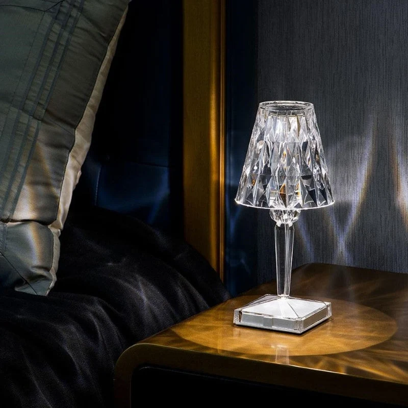 Kristall Tischlampe mit Touch-Steuerung - LumeCrystal | Karnz