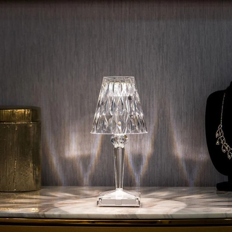 Kristall Tischlampe mit Touch-Steuerung - LumeCrystal | Karnz