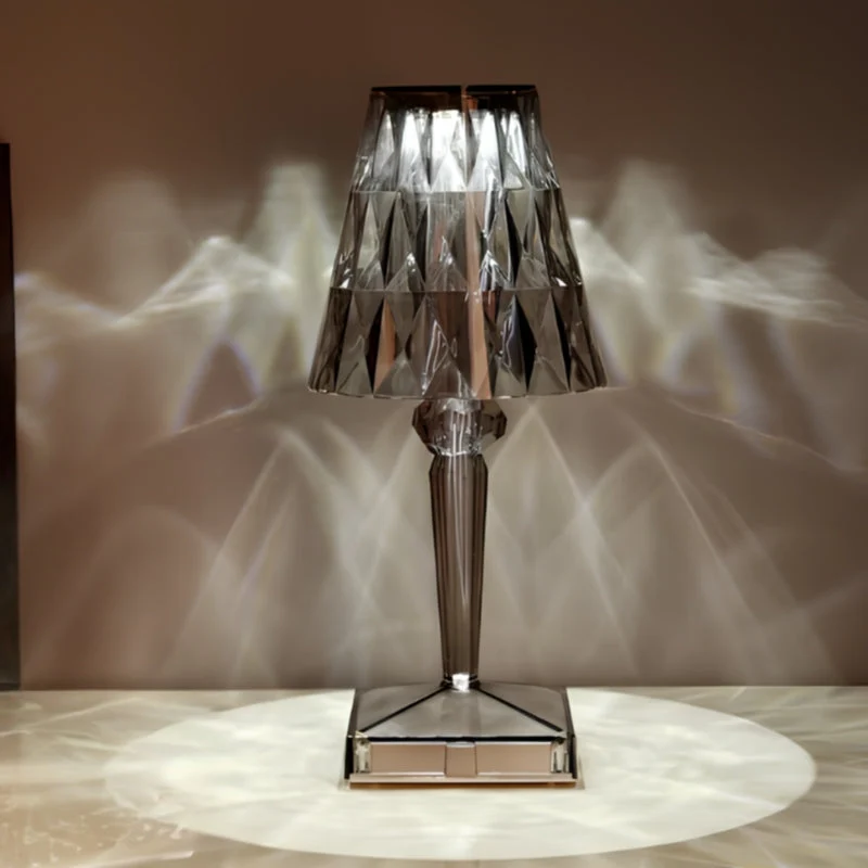 Kristall Tischlampe mit Touch-Steuerung - LumeCrystal | Karnz
