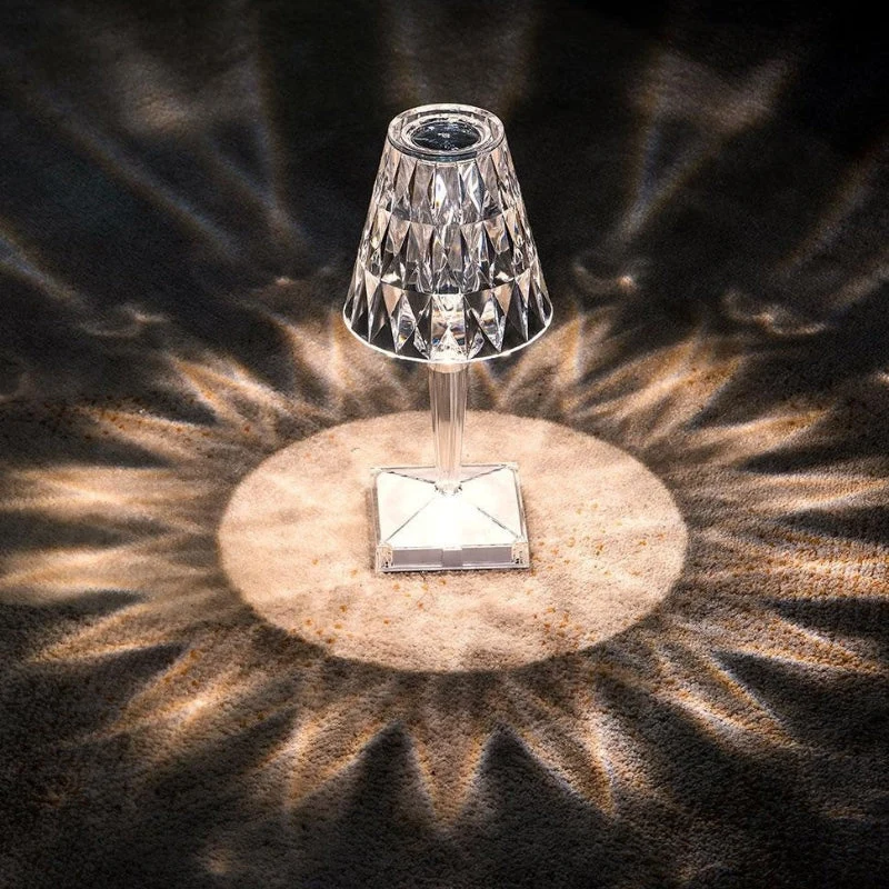 Kristall Tischlampe mit Touch-Steuerung - LumeCrystal | Karnz
