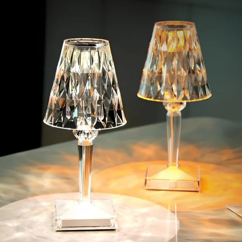Kristall Tischlampe mit Touch-Steuerung - LumeCrystal | Karnz