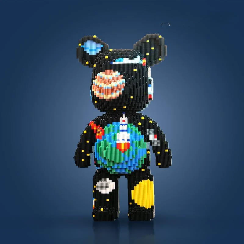 Karnz | DIY Pixel Art Block Bärenfiguren – Kreatives Bauen & Sammlerausstellung