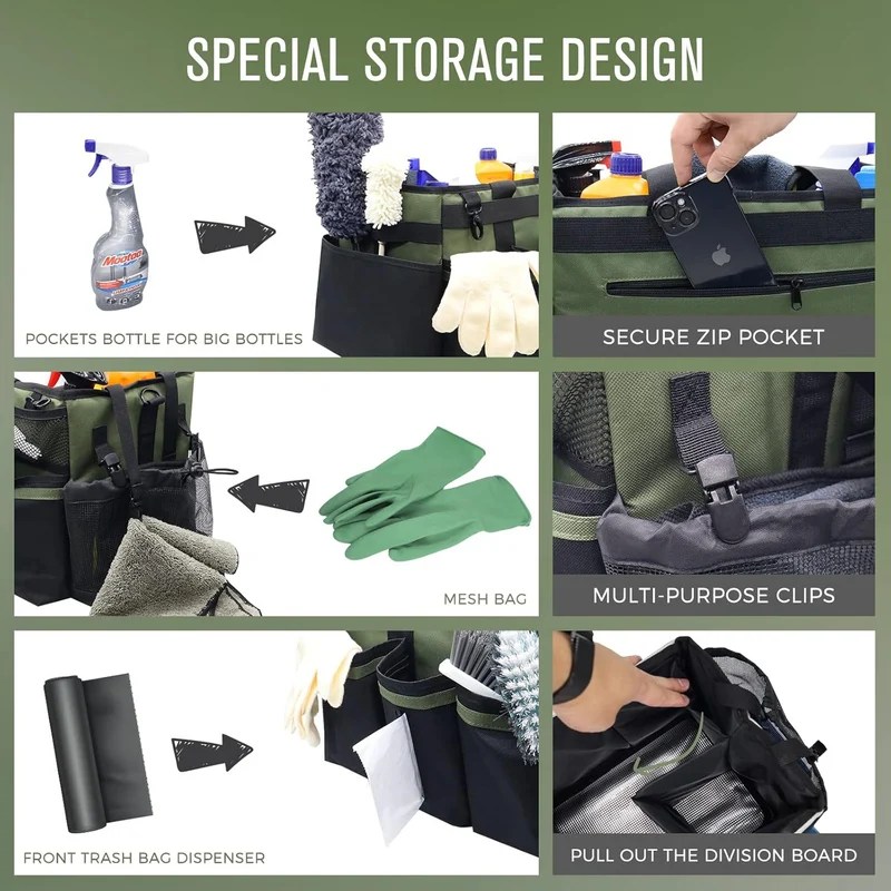 Multifunktionale Organizer-Tasche mit Fächern Karnz