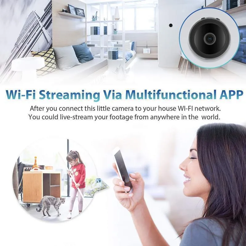 Karnz | 1080p Magnetische WiFi Mini Kamera-RV Anhänger Rückfahrkamera