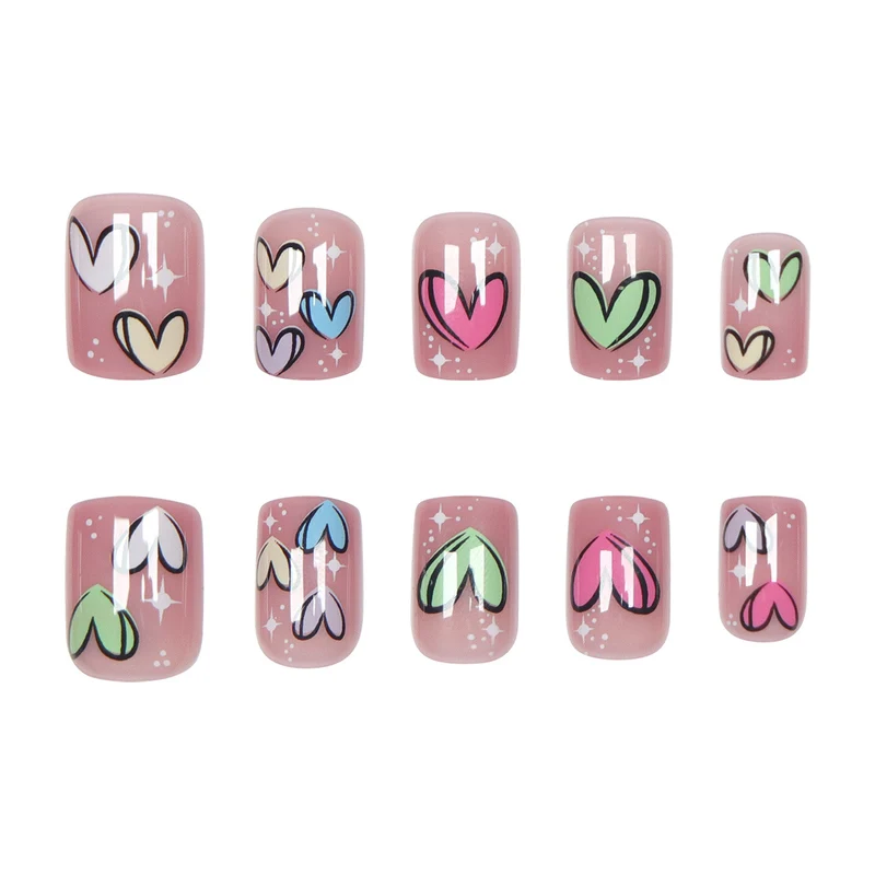 Herz-Design Press-On Nail Set Karnz
