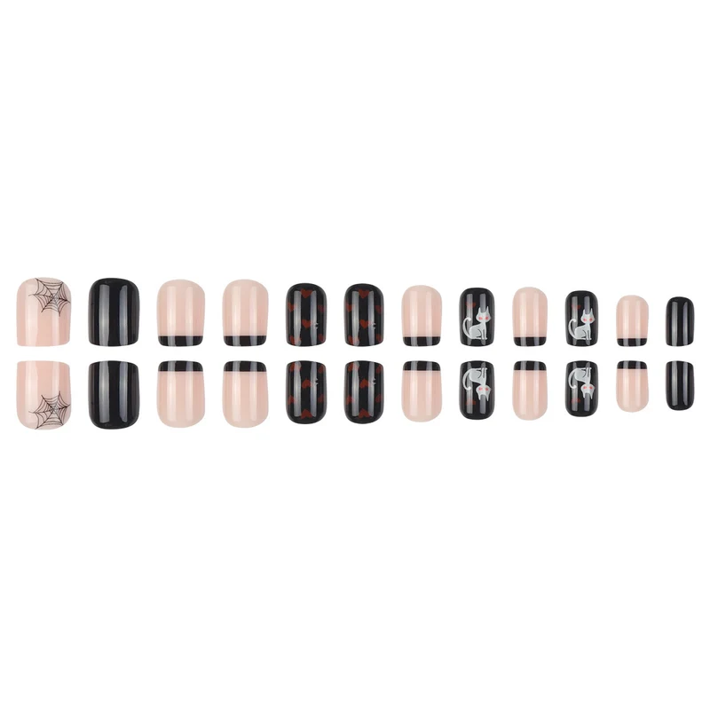 Halloween-Themed Press-On Nail Art Set Karnz