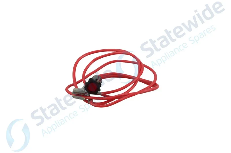 CHEF/Westinghouse Oven INDICATOR LED RED LENS LEAD (600mm)-Genuine
