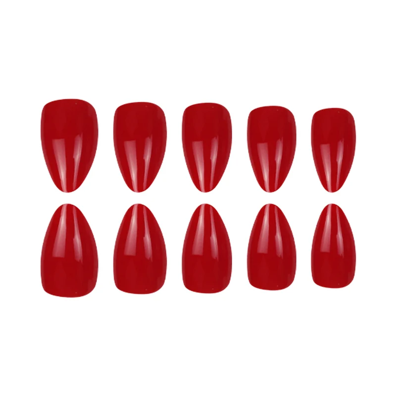 Glänzendes Stiletto Press-On Nagel Set Karnz