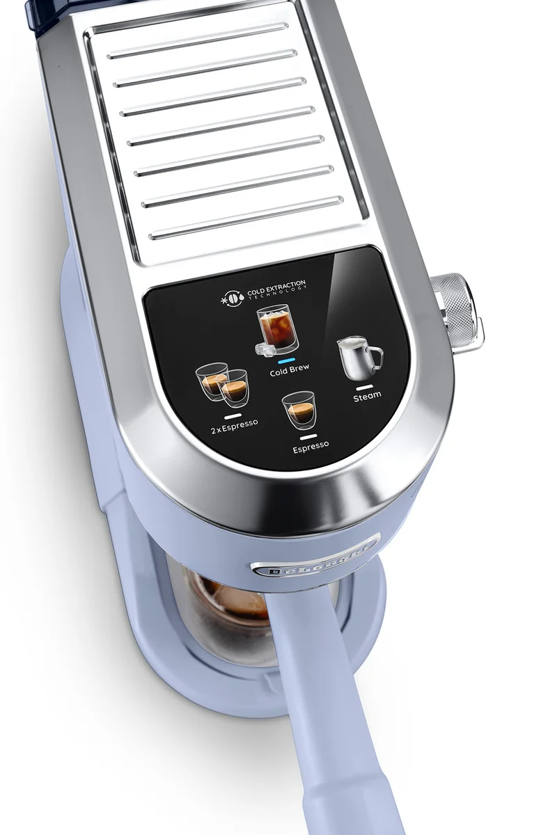 DeLonghi Dedica Duo With cold Brew Coffee Machine Dubai Blue