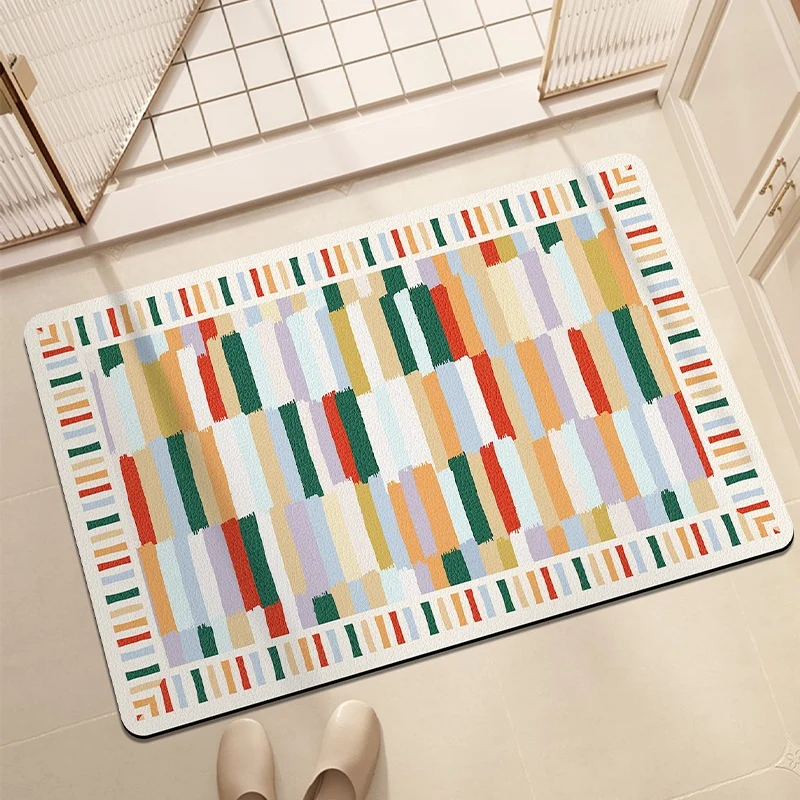 Stilvolle geometrische Muster-Badmatte