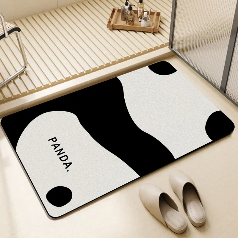 Verspielte Panda-Design Badematte