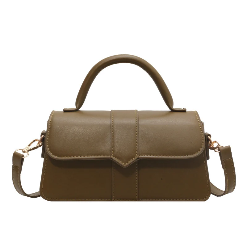 Strukturierte Mini-Schultertasche