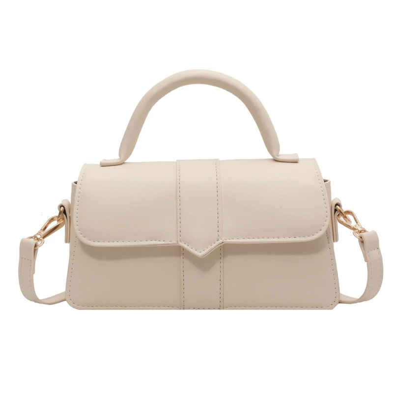 Strukturierte Mini-Schultertasche