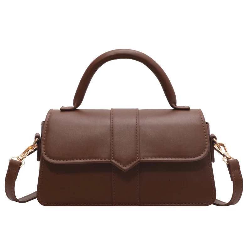Strukturierte Mini-Schultertasche