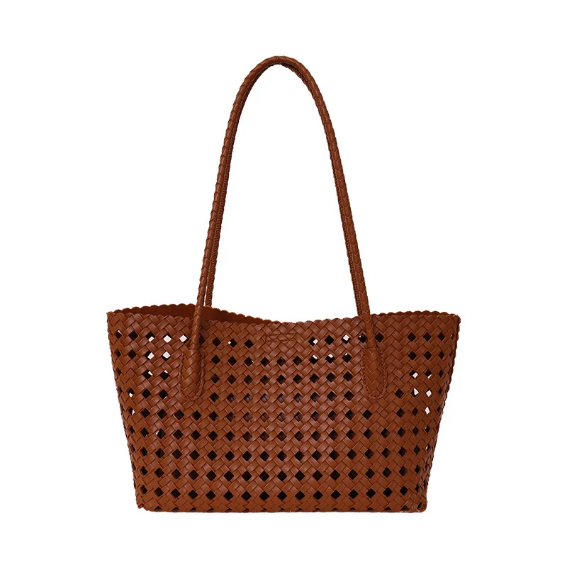 Gewebte Leder Tragetasche