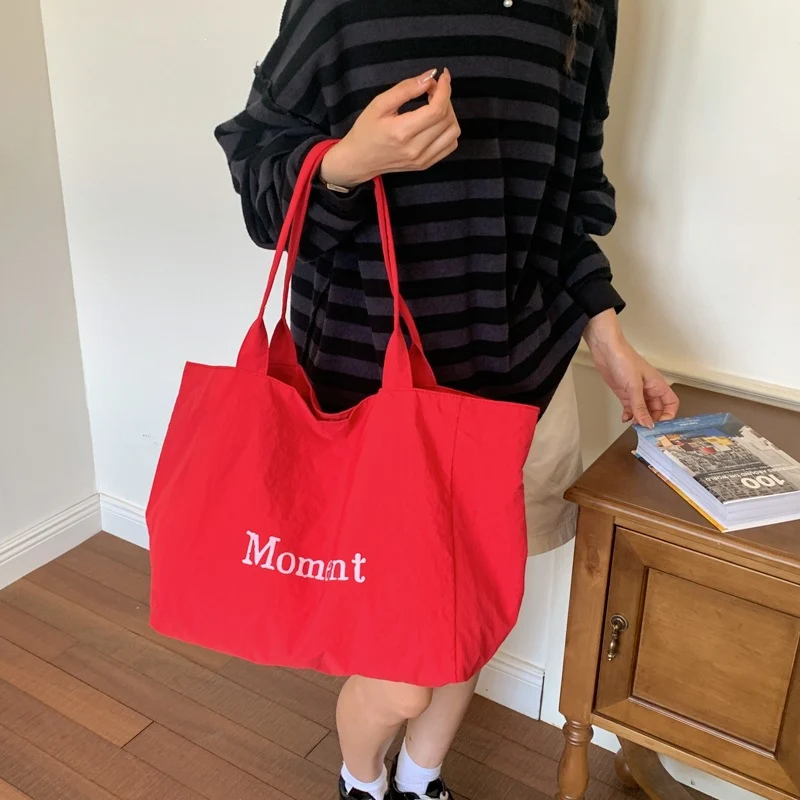 Geräumige Canvas-Shopper-Tasche