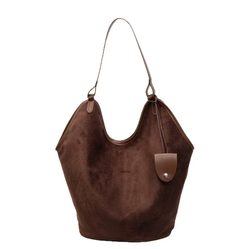 Weiches Wildleder Slouchy Tote