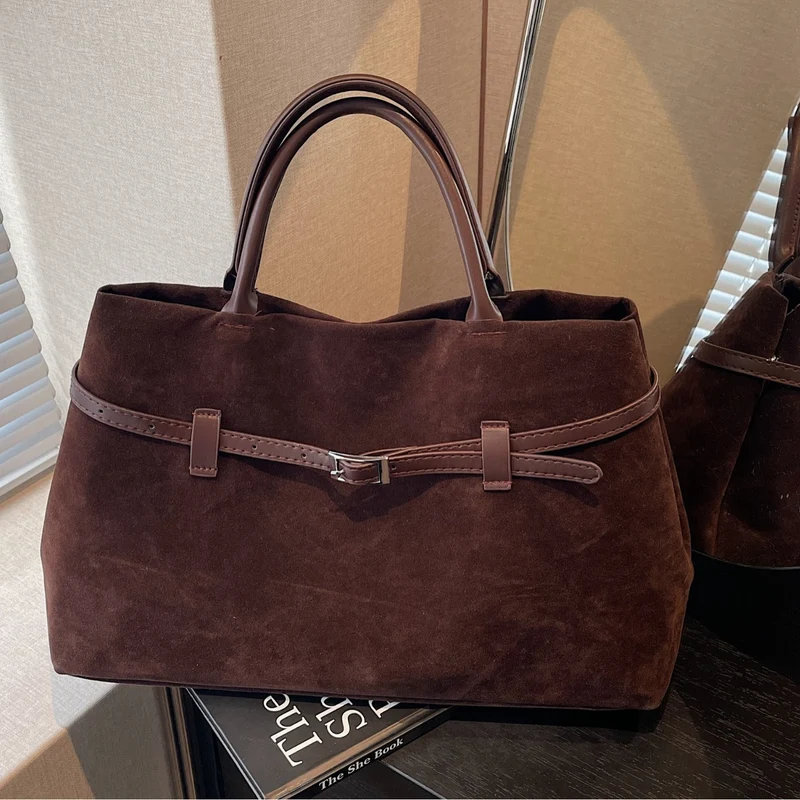 Elegante Wildleder Tasche