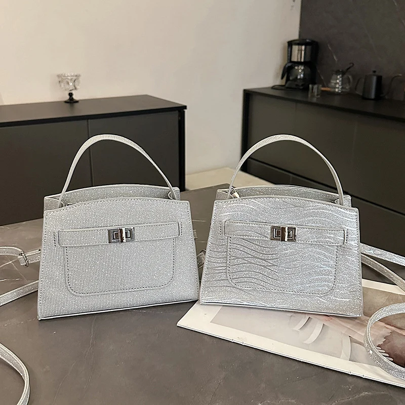 Elegante Strukturierte Handtasche