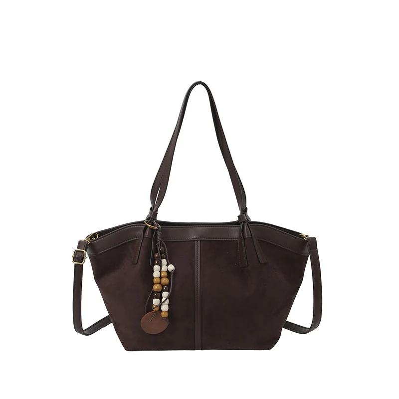 Chic Wildleder Tote-Handtasche