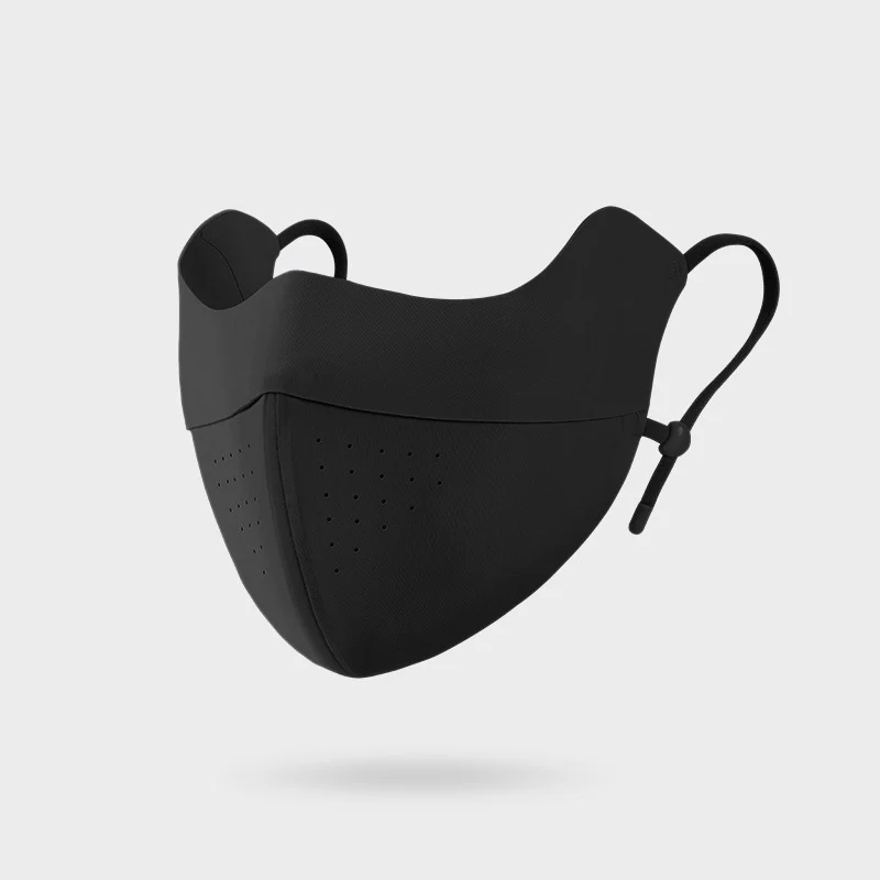 Konturierte Mehrschichtige Atmungsaktive Perforierte Wiederverwendbare Gesichtsmaske mit Verstellbaren Toggle-Ohrschlaufen Karnz