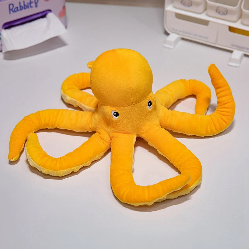 Soft-Octopus Boden Kuschelkissen mit gewellten Tentakeln und schwerem, umarmbarem Kern Karnz