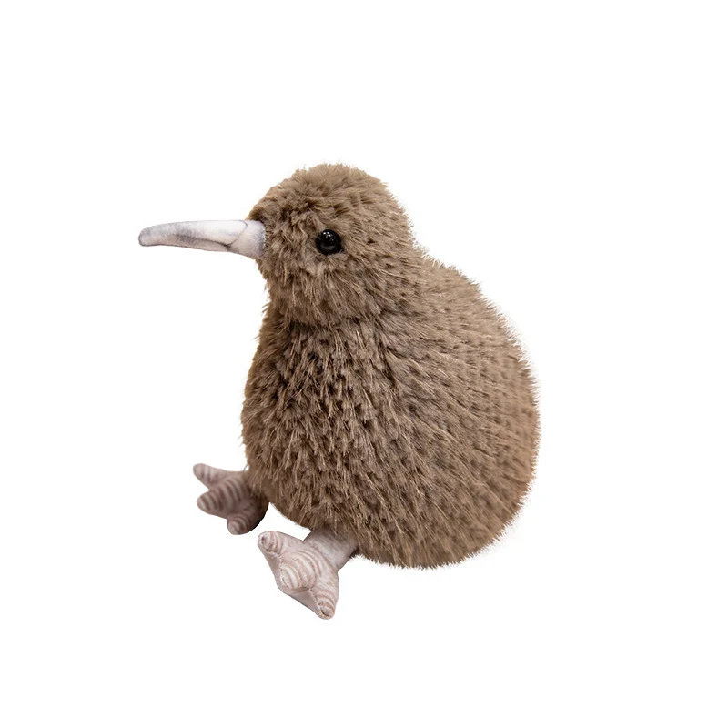 Realistisches Plüsch Kiwi Vogel Stofftier mit gewichtetem Boden und ultra-weichem Fell Karnz