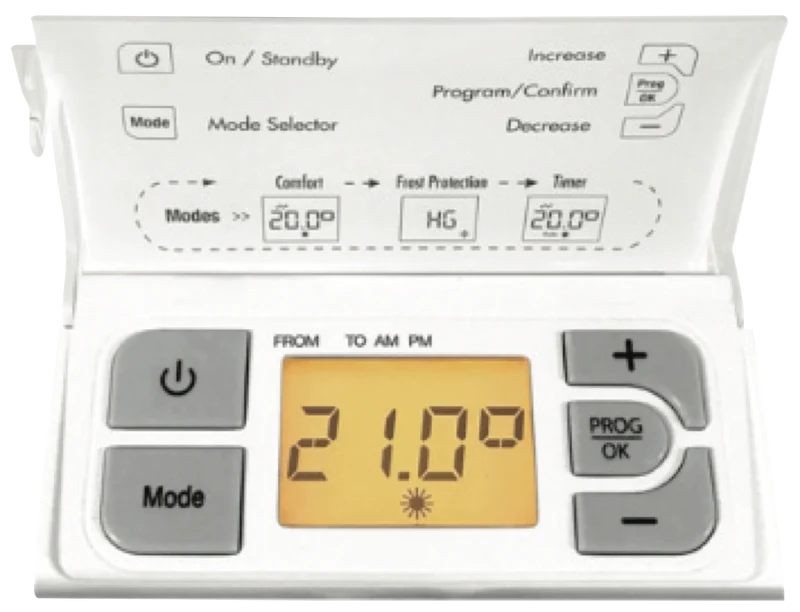 Noirot 2000W Spot Plus Panel Heater with Timer