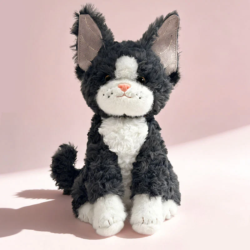 Plüsch Sitzender Tuxedo Katze Sammler Kuscheltier Karnz