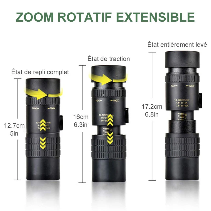 Super Telephoto Zoom Monokular Teleskop 4K | Karnz