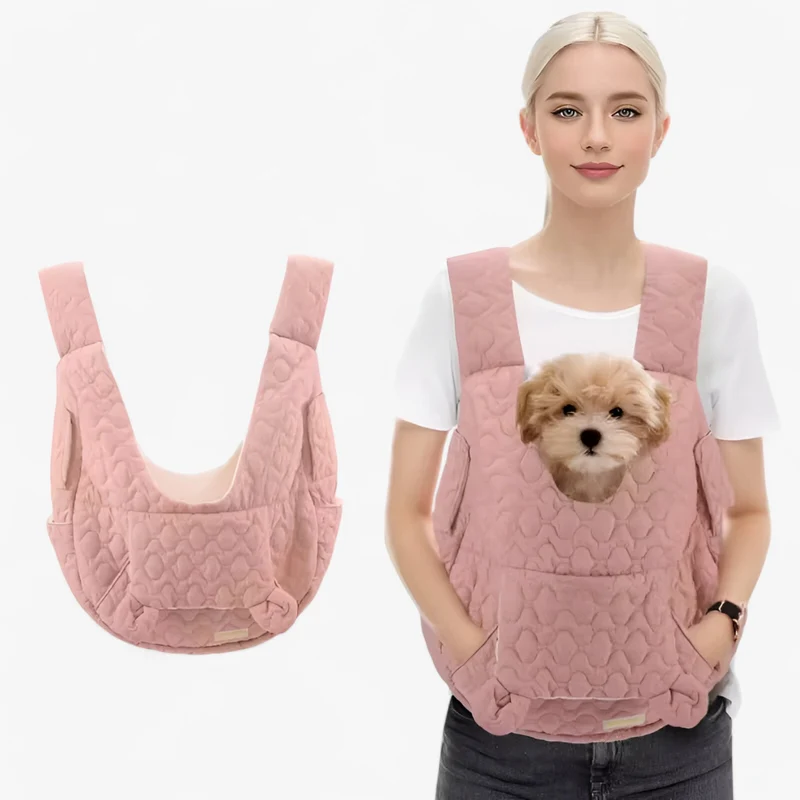 Karnz | Pawrello Haustier Tragetasche bis 10 kg | Wetterfest & Komfortabel | Für Katzen & Kleine Hunde | Mit Ergonomischen Trägern