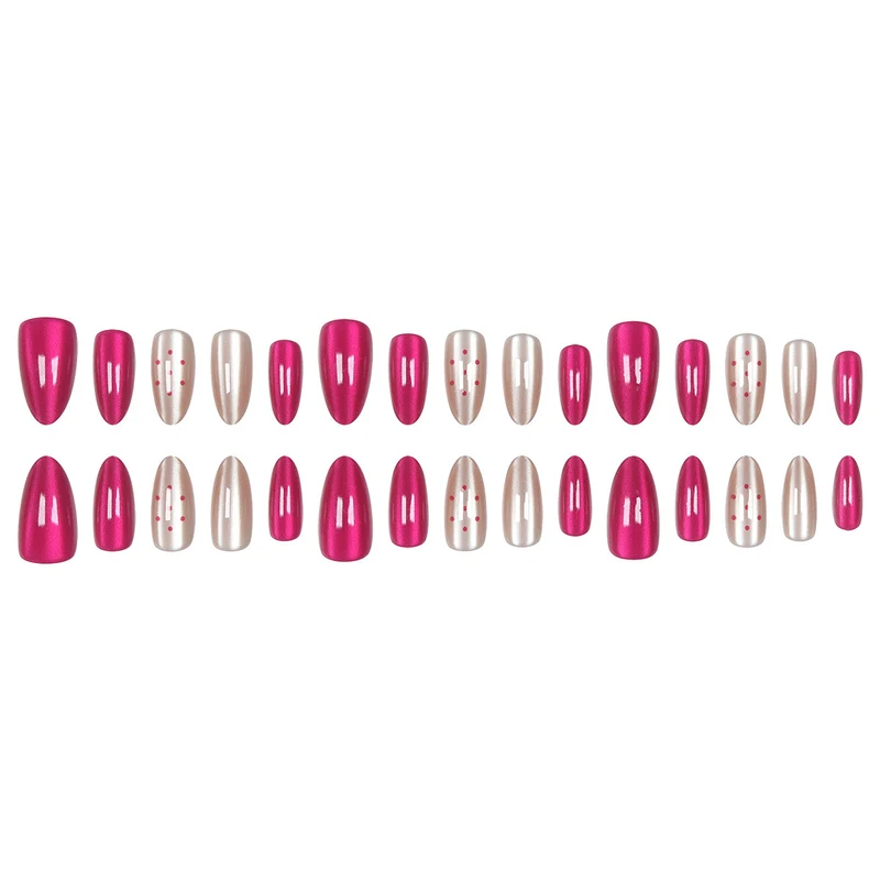 Stilvolles Stiletto Press-On Nail Set Karnz