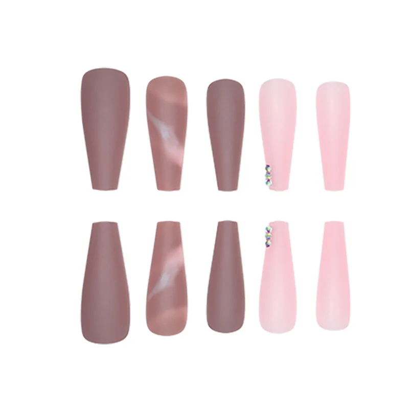 Stylische Lange Acryl-Nagelspitzen Karnz