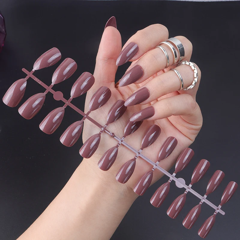 Stiletto Press-On Nägel mit glänzendem Finish Karnz