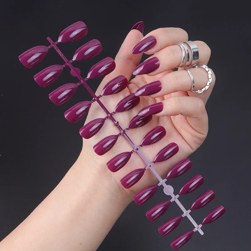 Stiletto Press-On Nägel mit glänzendem Finish Karnz