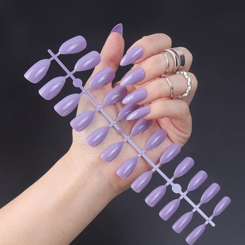 Stiletto Press-On Nägel mit glänzendem Finish Karnz