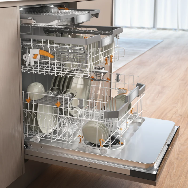 Miele 60cm XXL Fully Integrated Dishwasher with AutoOpen Drying, PowerDisk and Knock2Open